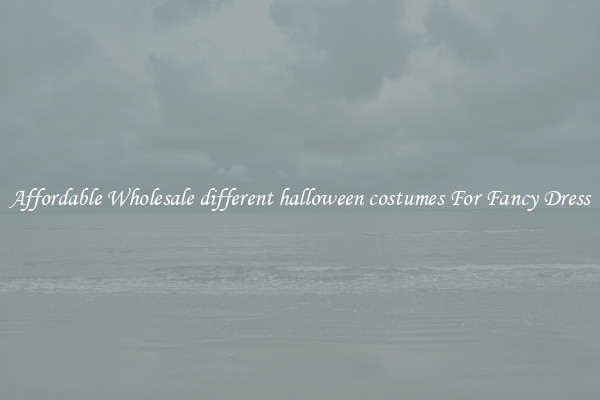 Affordable Wholesale different halloween costumes For Fancy Dress
