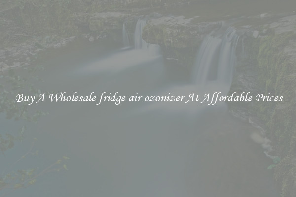 Buy A Wholesale fridge air ozonizer At Affordable Prices